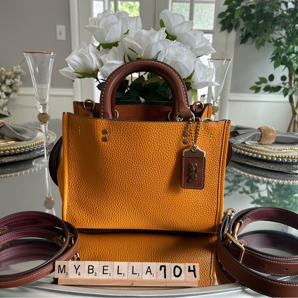 Coach Handbags - Coach Rogue25 🧡 Papaya 🧡